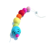 RAINBOW Caterpillar Eco Wool Pet Toys