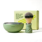 Leaf Shave Bowl & Brush Set