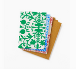 Recycled Cotton Paper Note Cards - Holiday Designs