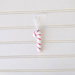 Candy Cane Holiday Eco Wool Ornament