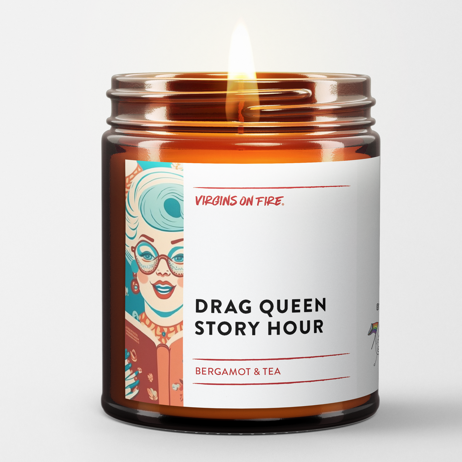 🌈 DRAG QUEEN STORY HOUR (Bergamot & Tea) Candle