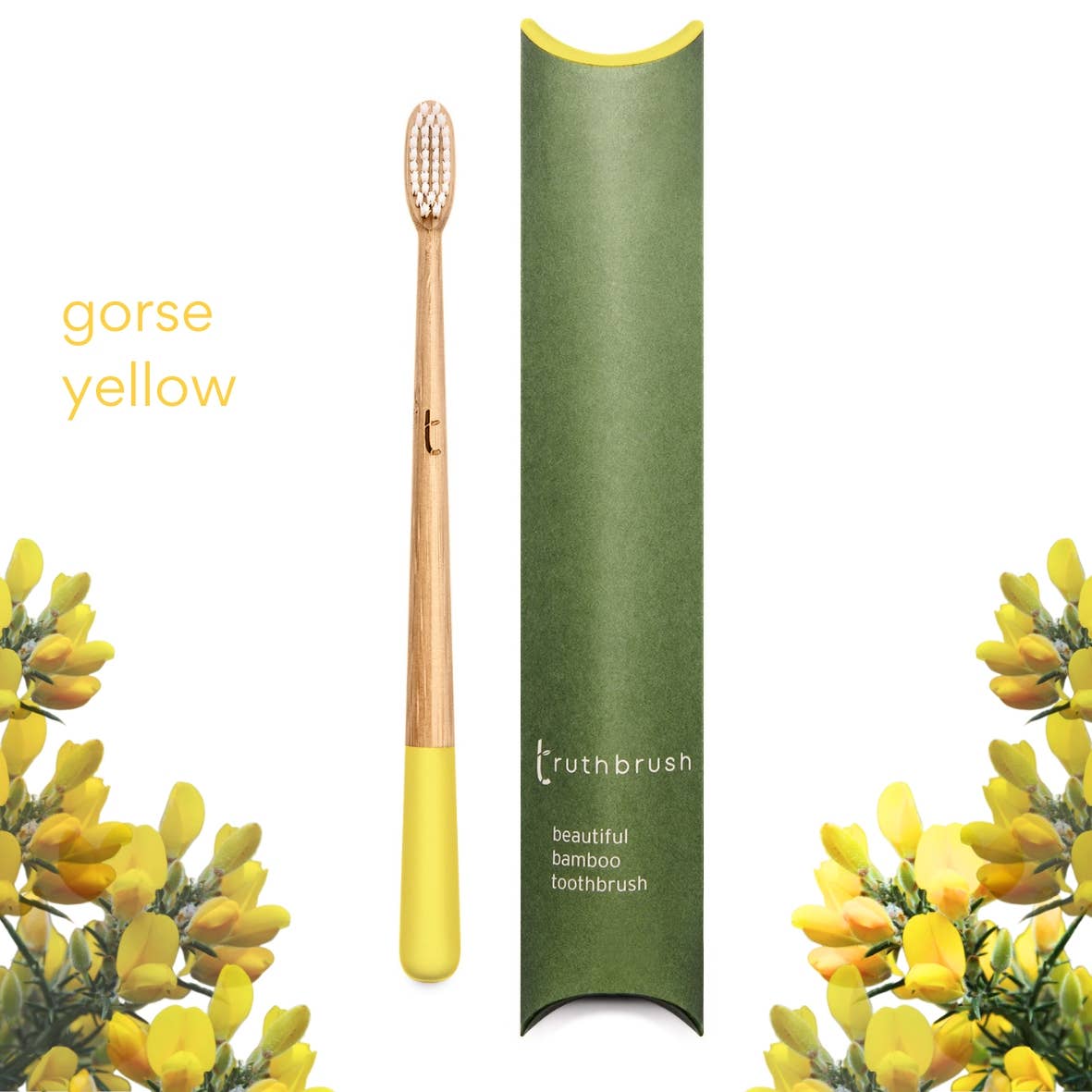 Truthbrush Adult Bamboo Toothbrush | Soft or Medium Plant-Based Bristles