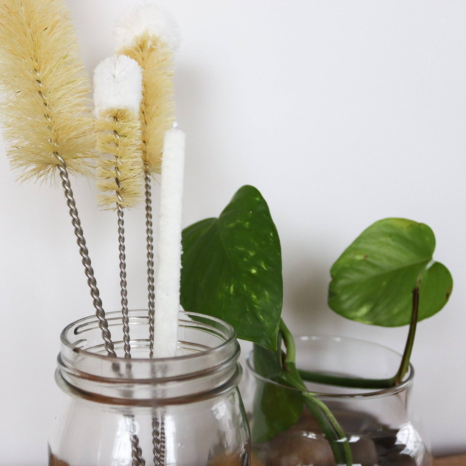 Bottle Brush - Cotton Top, Metal Handle