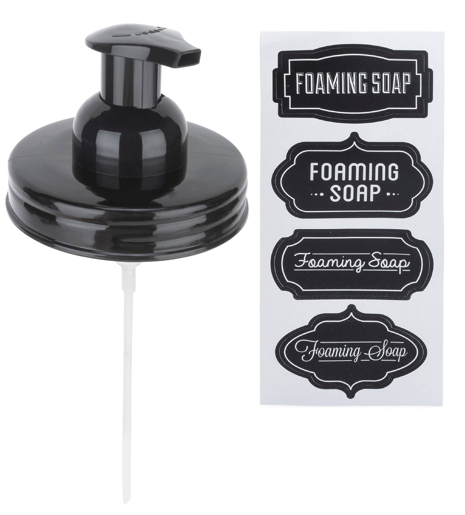 Wide Mouth Mason Jar Foaming Soap Dispenser