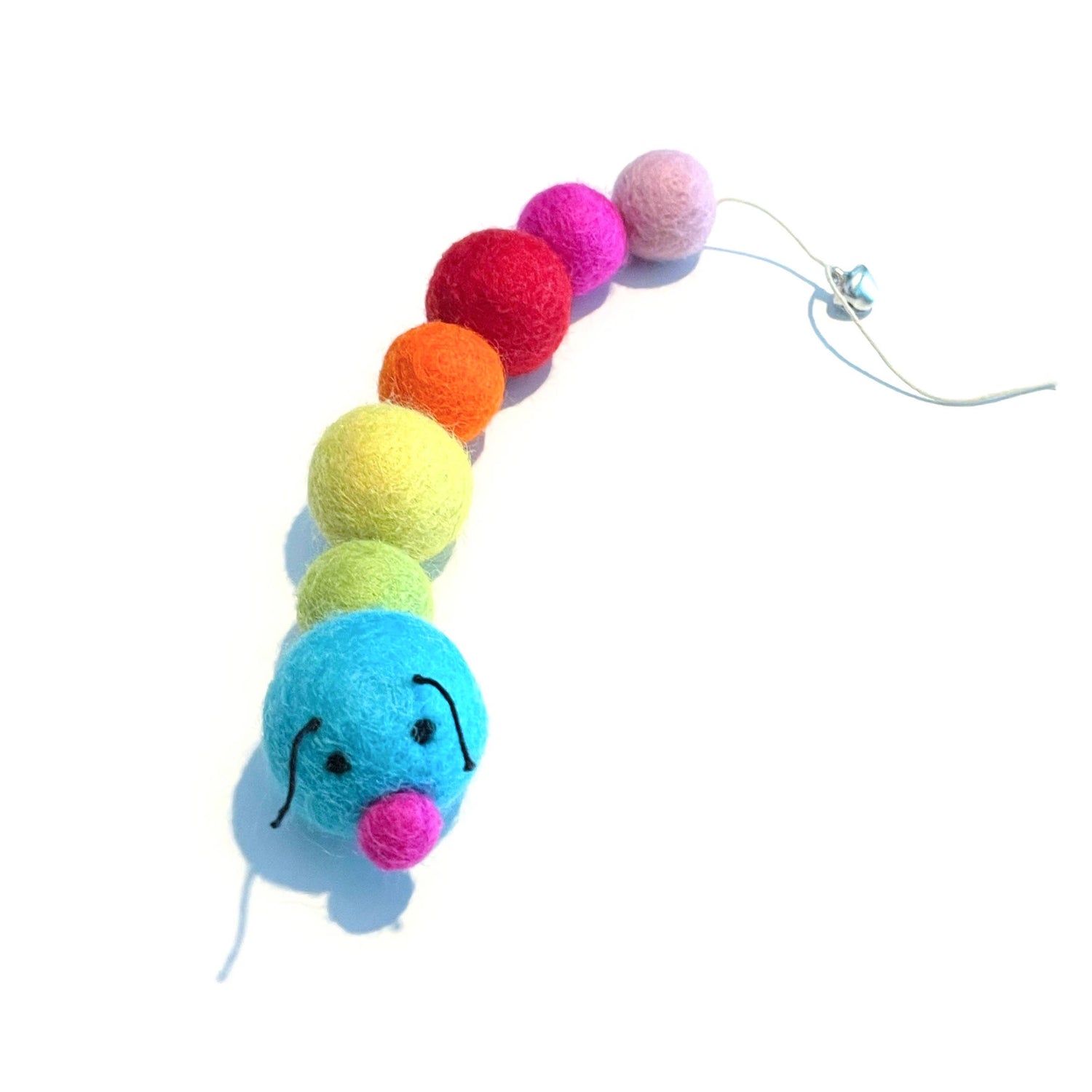 RAINBOW Caterpillar Eco Wool Pet Toys