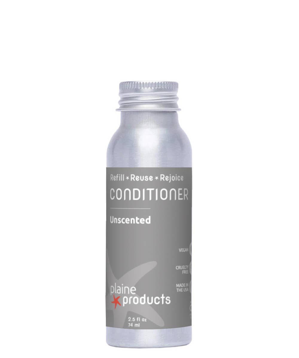 Refillable Travel Conditioner - 2.5 oz | Zero Plastic, TSA-Friendly