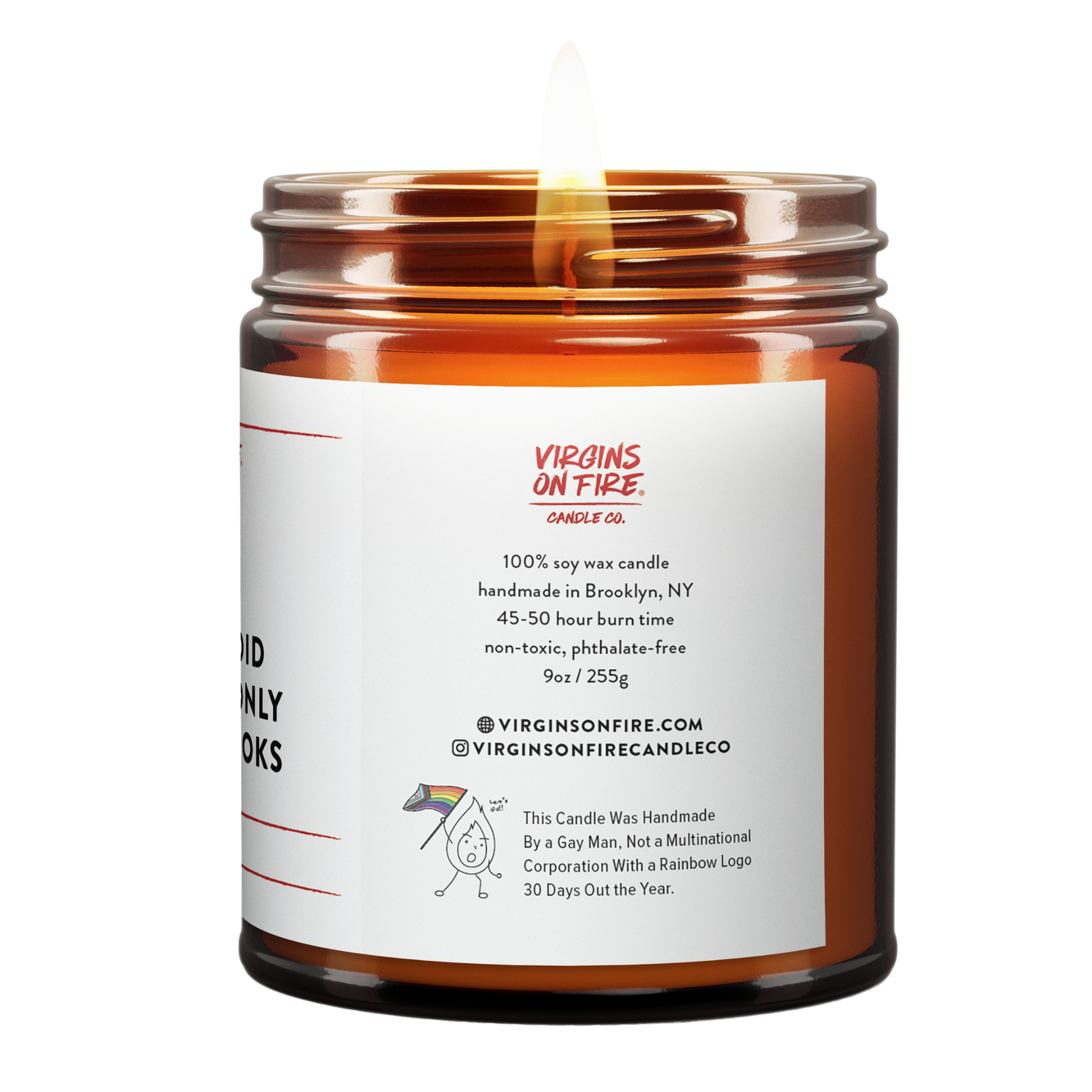 📚 DARK VOID FILLED ONLY WITH BOOKS (Amber & Rose) Candle