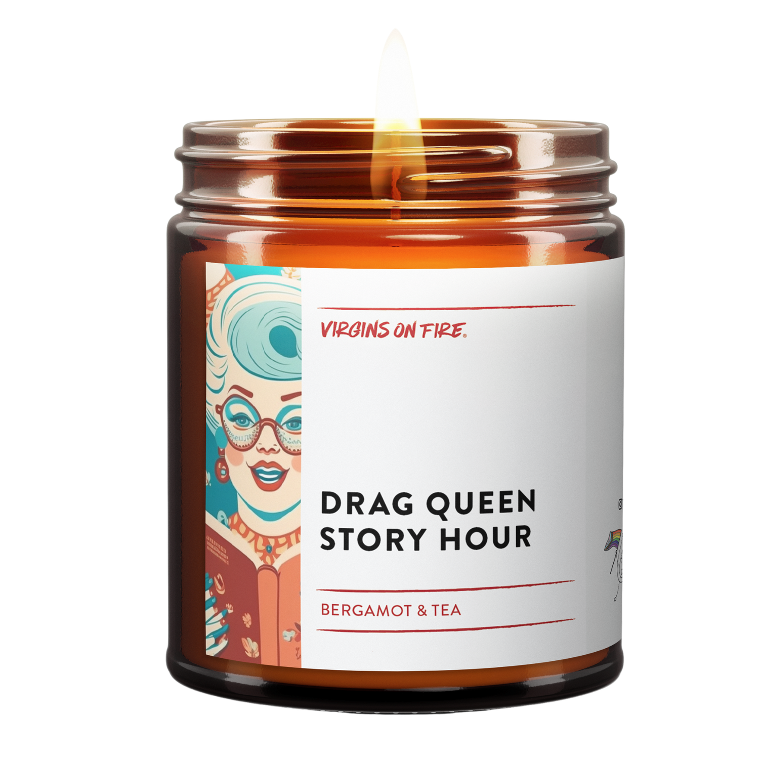 🌈 DRAG QUEEN STORY HOUR (Bergamot & Tea) Candle