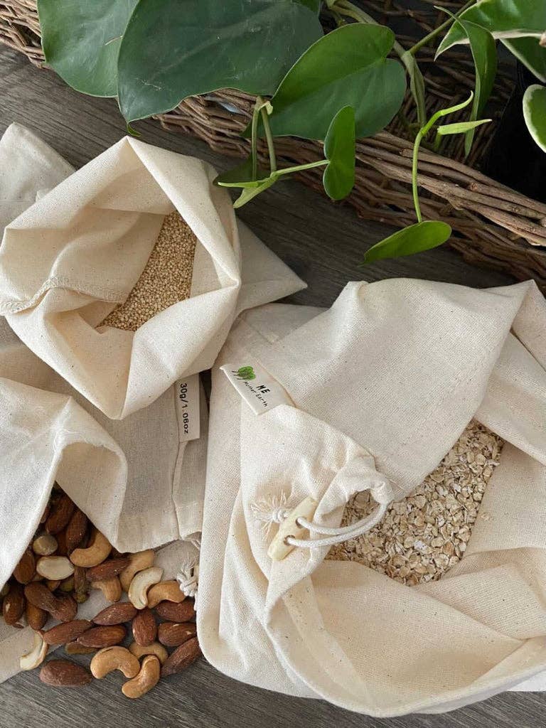 Cotton Muslin Bulk Shopping Bags – 3-Pack (Organic Cotton)