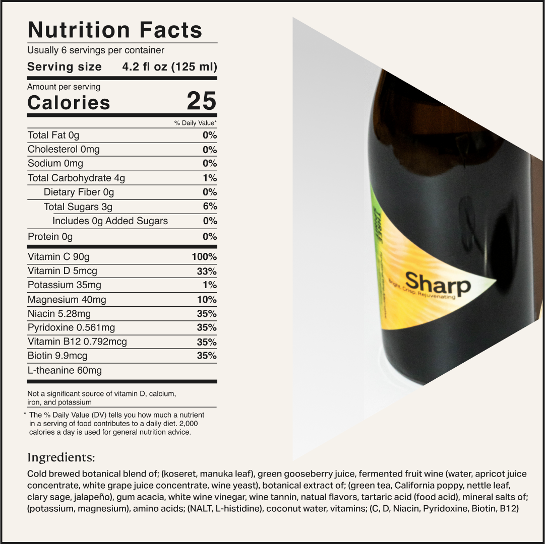 Three Spirit - Blurred Vines: Sharp (Non-Alcoholic Wine Alternative)