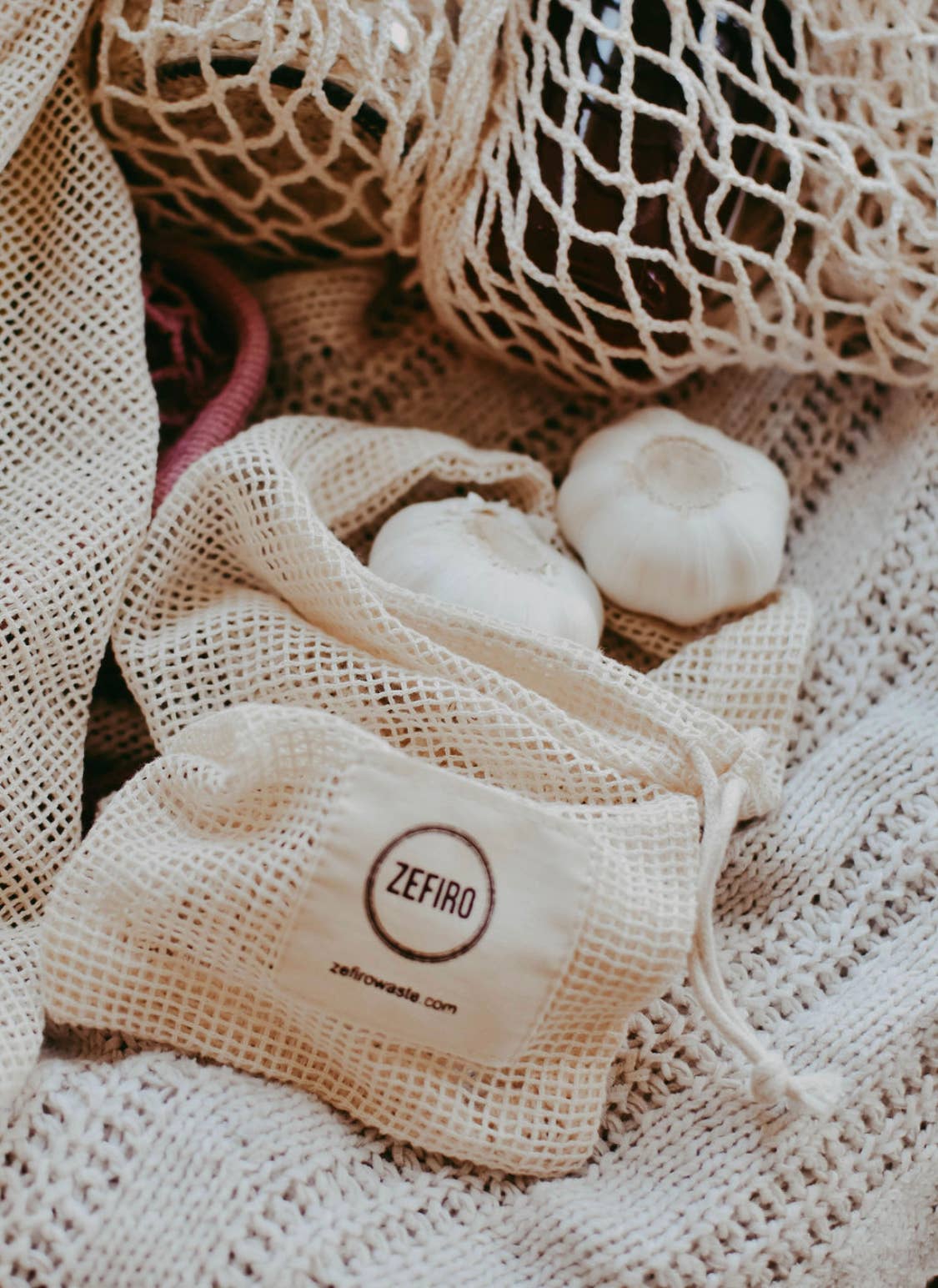 Mesh Produce Bags - Set of 3