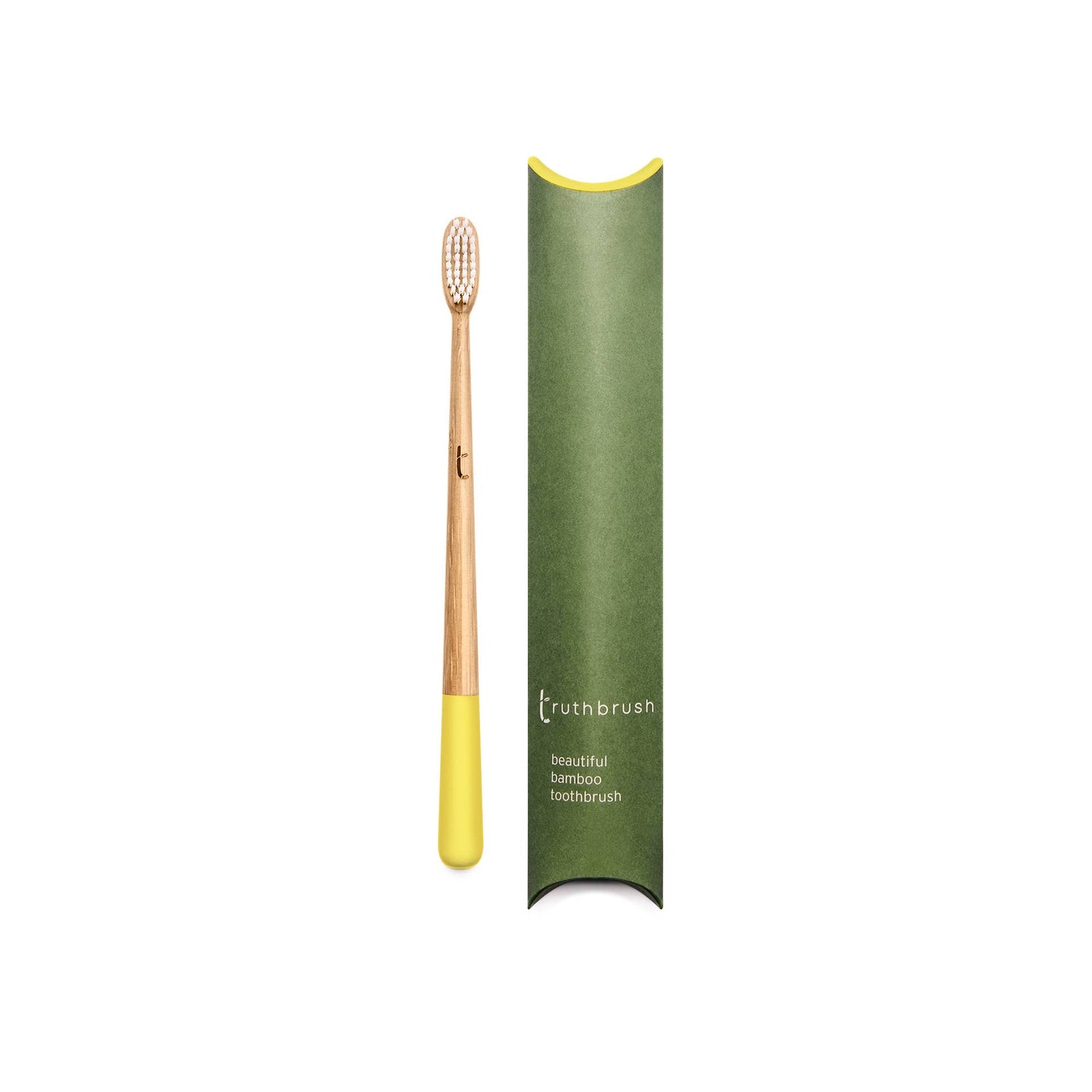 Truthbrush Adult Bamboo Toothbrush | Soft or Medium Plant-Based Bristles