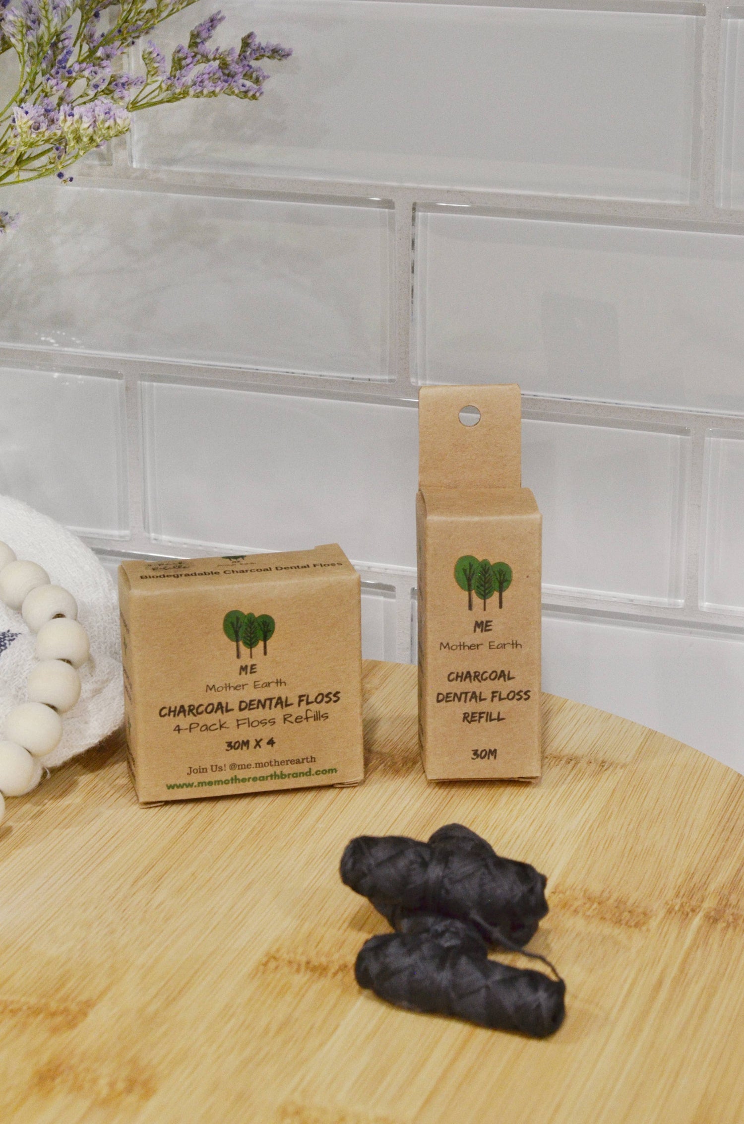 Charcoal Dental Floss | Biodegradable & Vegan