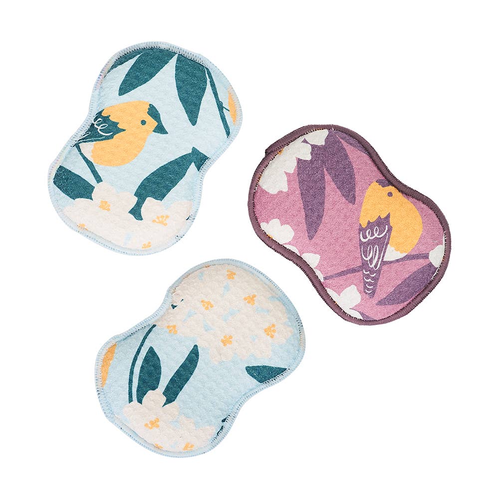 RE:usable Sponges (Set of 3) - Birdsong