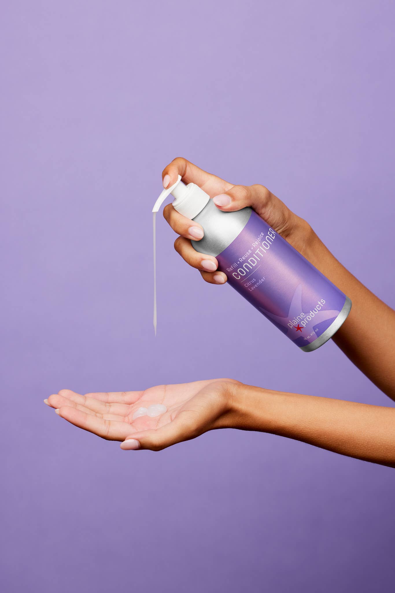 Refillable Conditioner - 16 oz | Aluminum Bottle, Zero Plastic