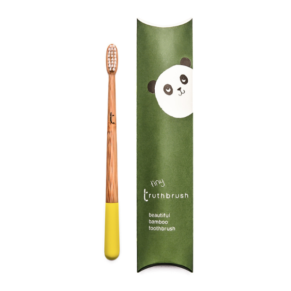 Truthbrush Tiny Toothbrush | Ages 3–8 | Soft Plant-Based Bristles