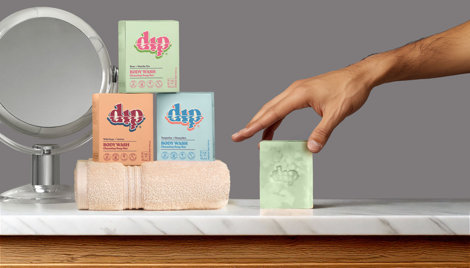 Dip Body Wash Cleansing Soap Bar