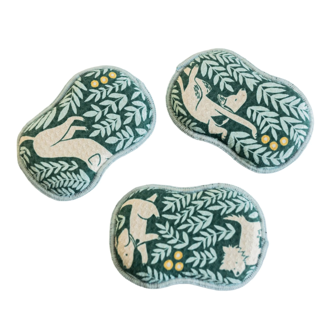 RE:Usable Sponge Set (3-Pack) – Animal Friends Collection