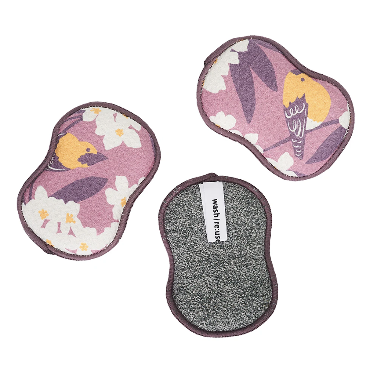 RE:Usable Sponge Set (3-Pack) – Animal Friends Collection