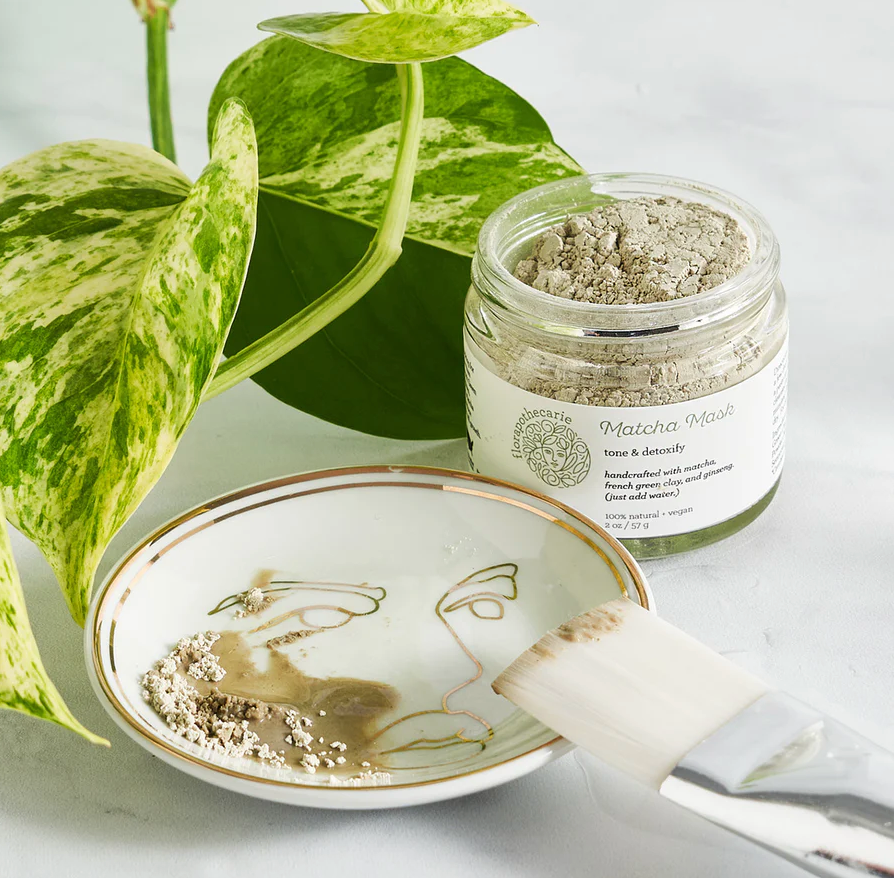 Clay Face Masks – Powdered Mask in Glass Jar