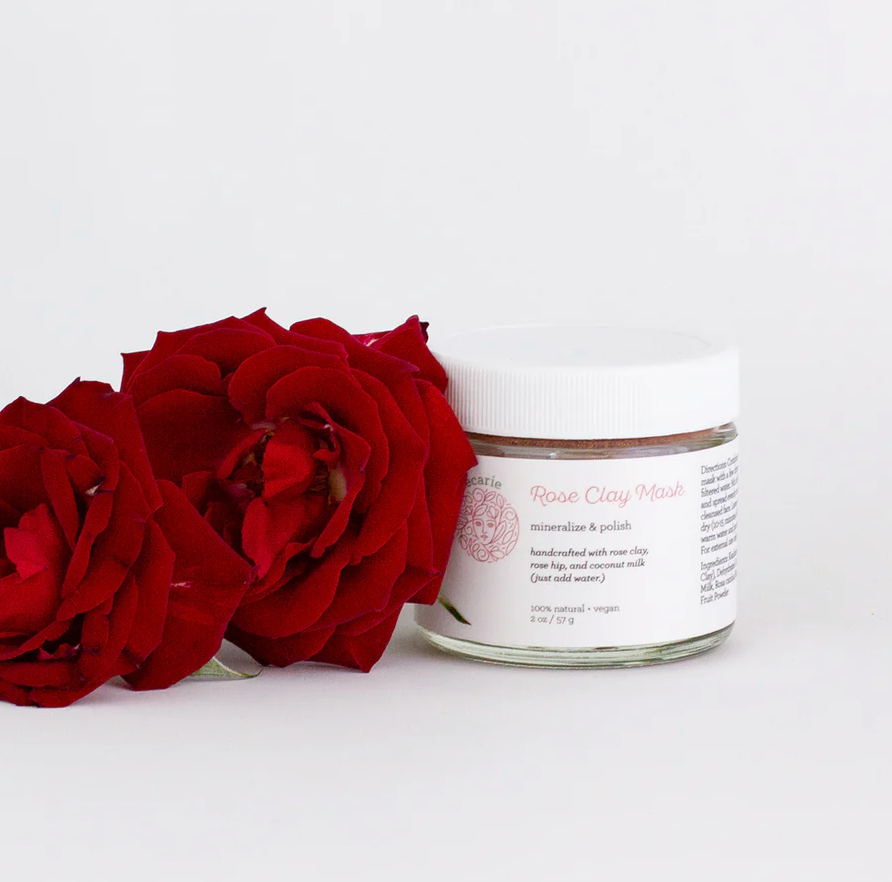Clay Face Masks – Powdered Mask in Glass Jar