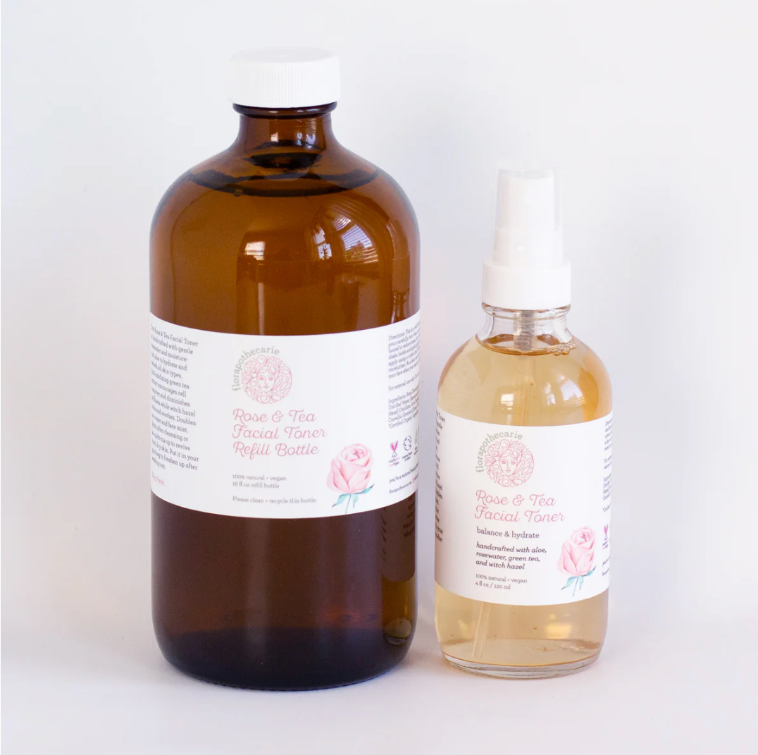 Rose & Tea Facial Toner - Bulk Refill Bottle