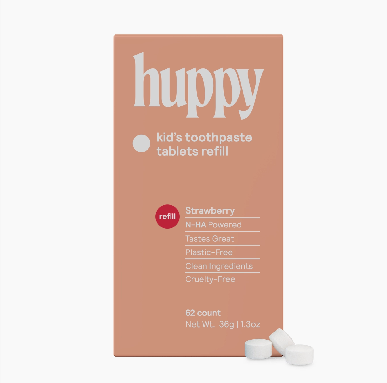 Huppy Toothpaste Tablets - Refill Packs