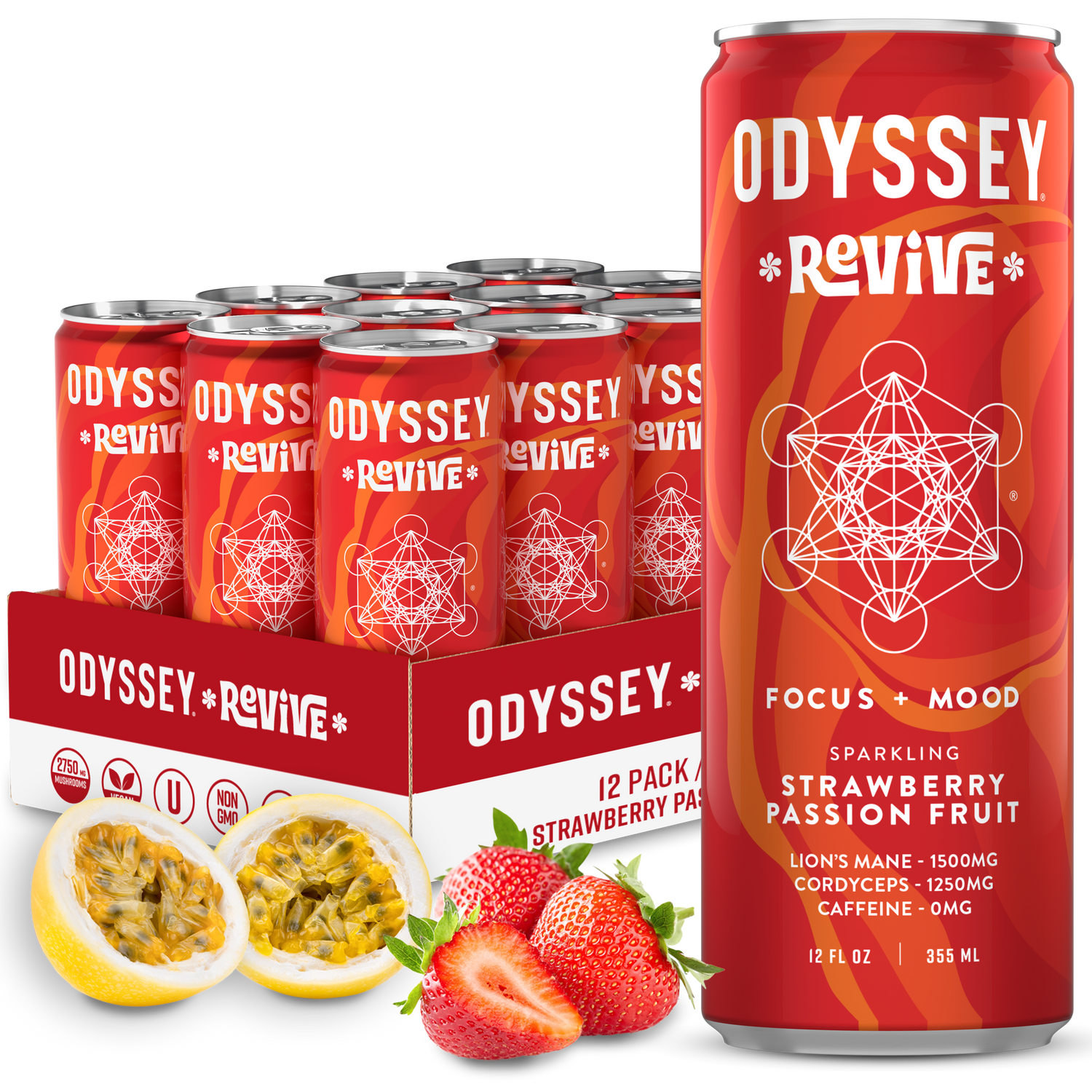 Odyssey Revive — Sparkling Mushroom Hydration