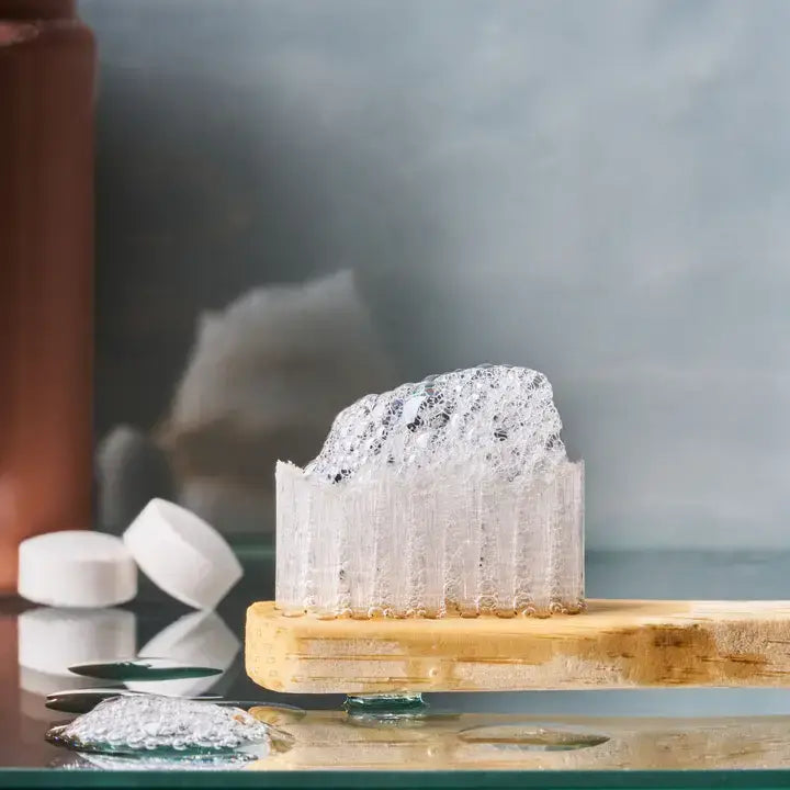 Huppy Toothpaste Tablets - Box with Refillable Tin