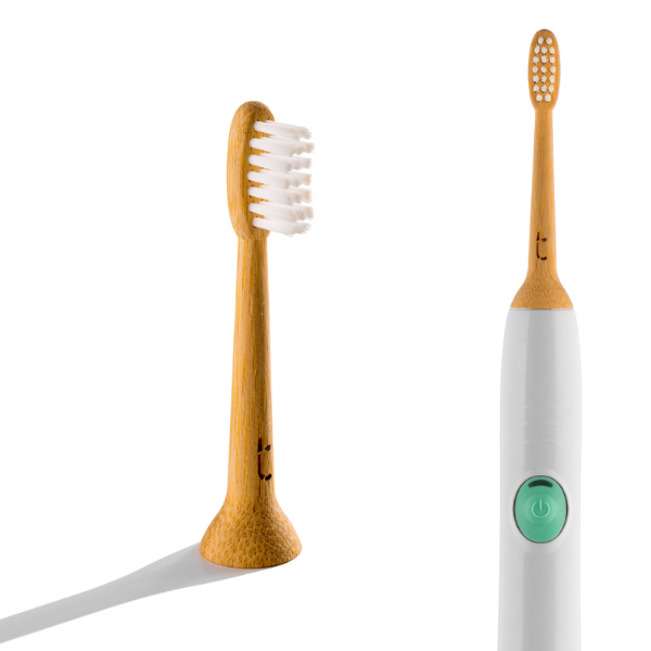Truthbrush Solid Bamboo Electric Toothbrush Heads (2-Pack)