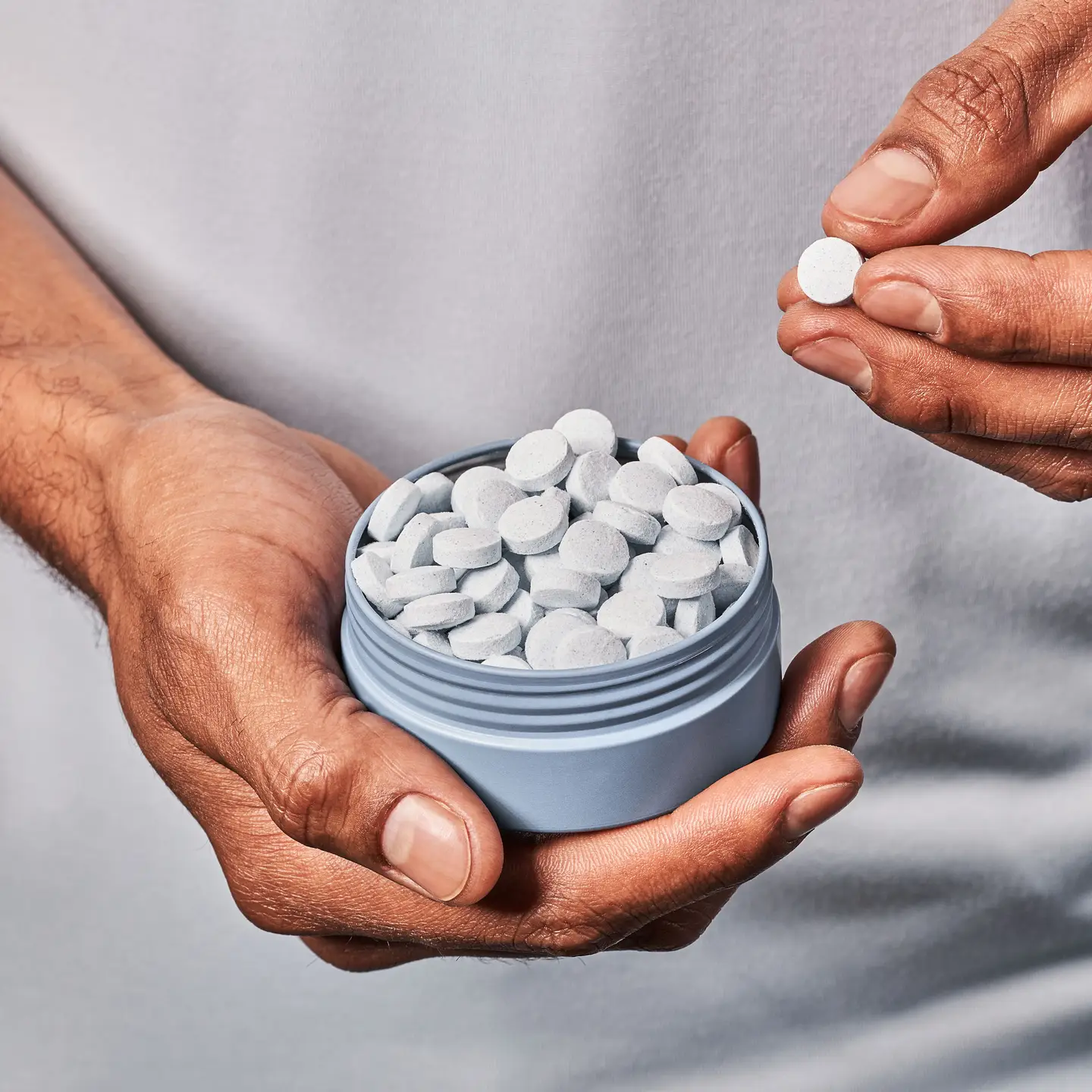 Huppy Mouthwash Tablets – Cool Mint (Box with Refillable Tin)