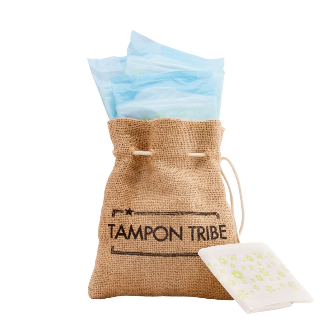 Organic Cotton Pads - 10 Ultrathin with Wings