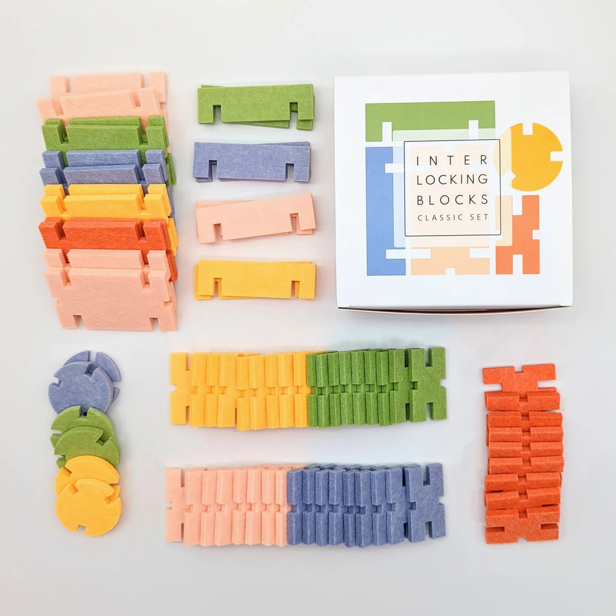 Felt Interlocking Blocks