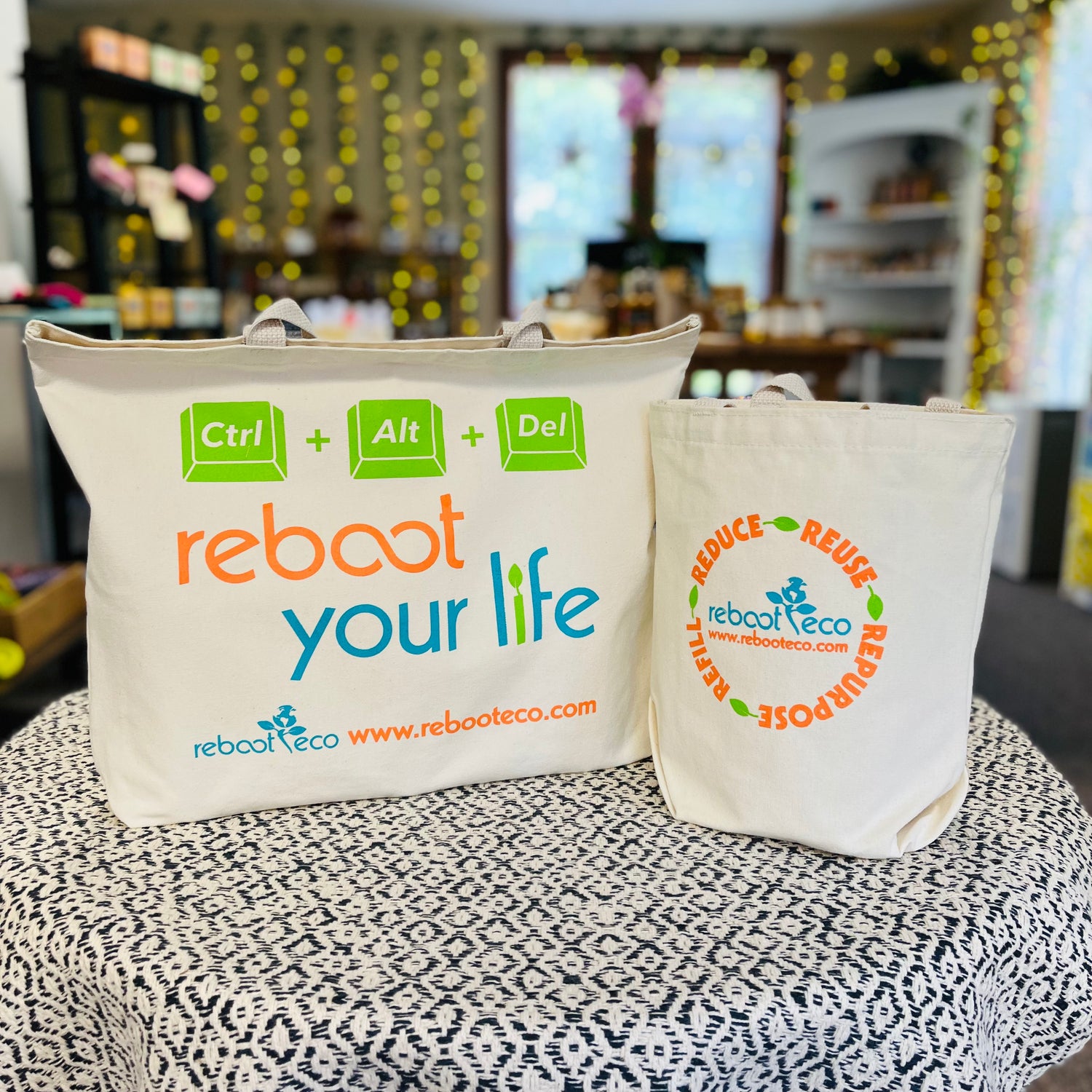Reboot Eco Tote Bags