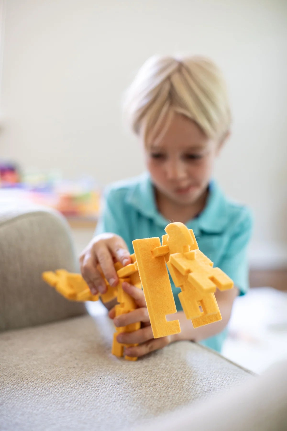 Felt Interlocking Blocks