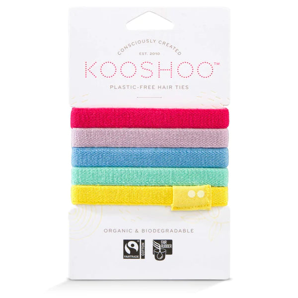 Plastic Free Hair Ties FLAT